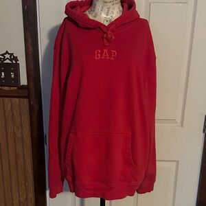 GAP Women Bold Red Hoodie